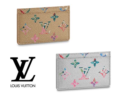 louis vuitton denim card holder|Louis Vuitton card holder.